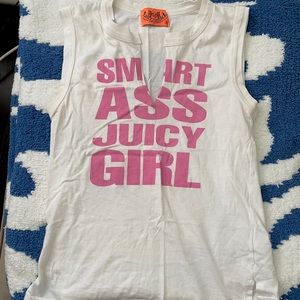 Smart Ass Juicy Girl Top Tank XS vintage 2000s